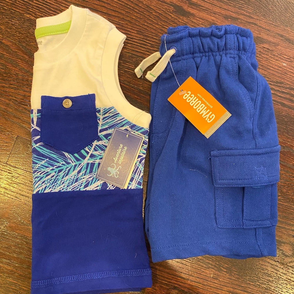 NWT cute summer boy outfit!